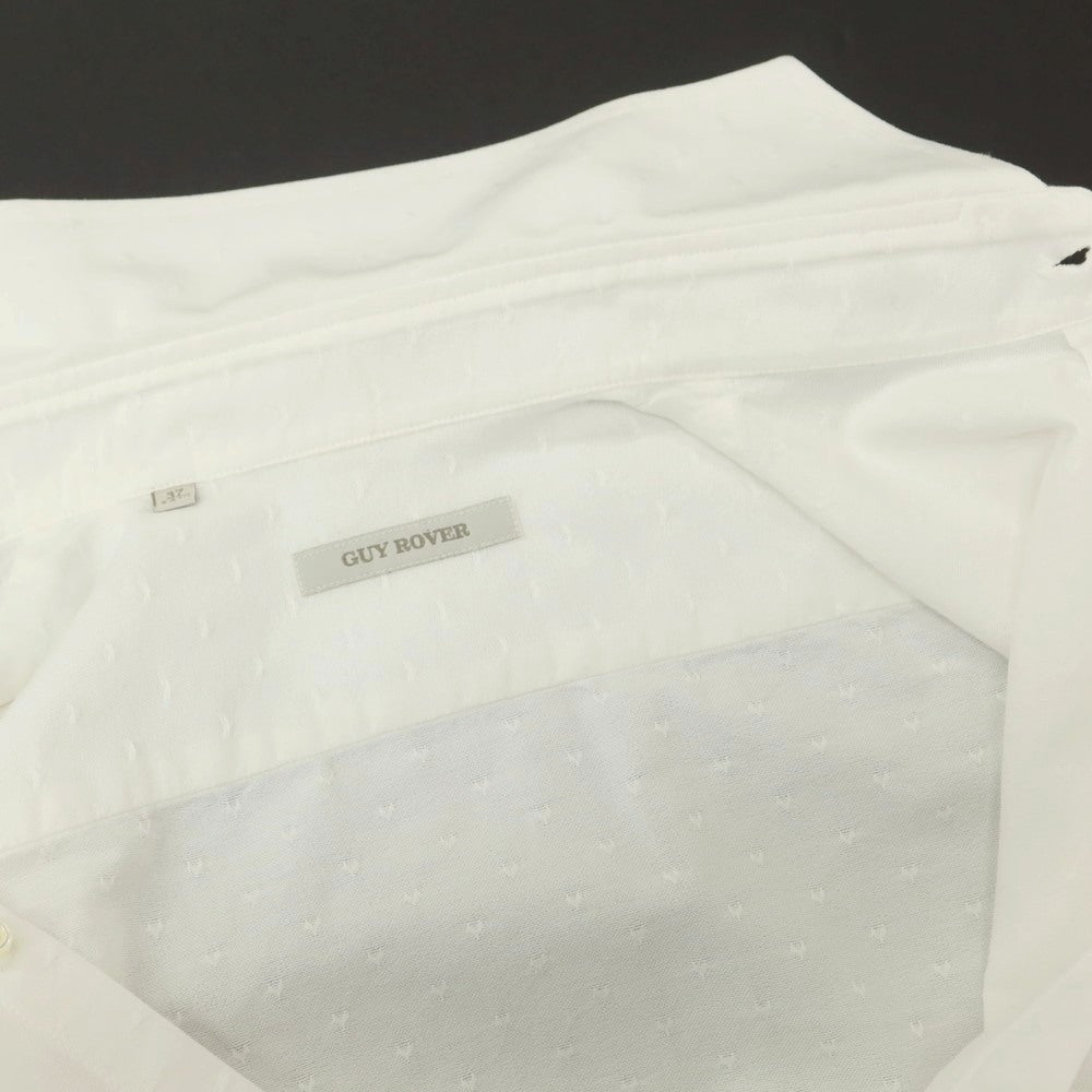 【中古】ギローバー GUY ROVER コットン カッタウェイ ドレスシャツ ホワイト【 37 】【 状態ランクC 】【 メンズ 】