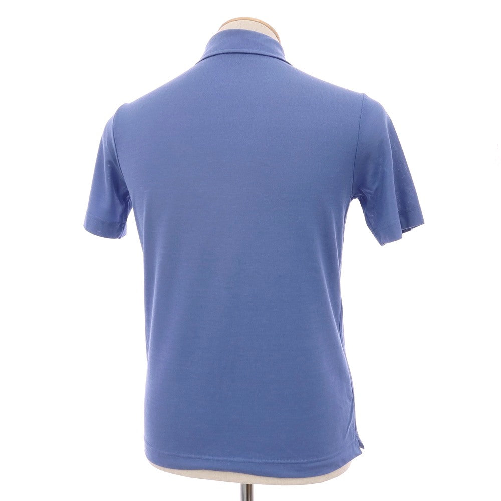 【中古】ザノーネ ZANONE コットン 半袖ポロシャツ ブルー【サイズ44】【 状態ランクD 】【 メンズ 】
