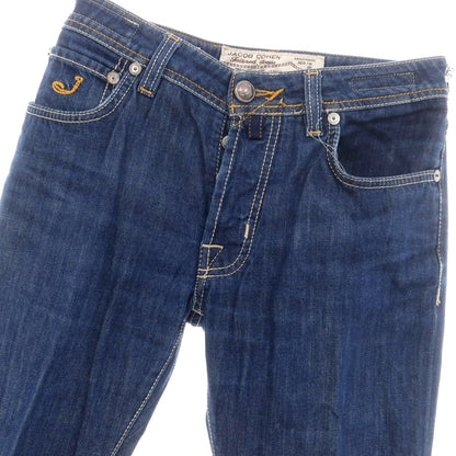 【中古】ヤコブコーエン JACOB COHEN コットン ジーンズ デニムパンツ ネイビー【 29 】【 状態ランクC 】【 メンズ 】