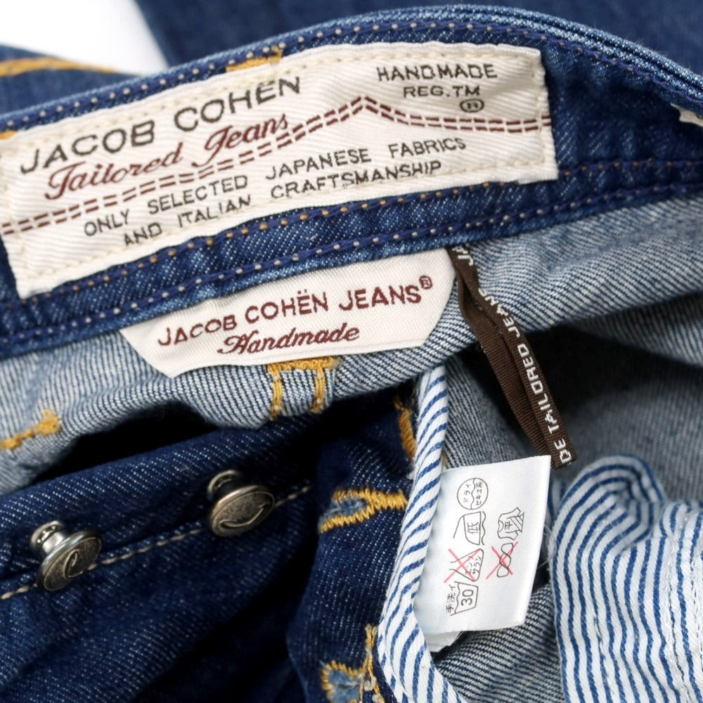 【中古】ヤコブコーエン JACOB COHEN コットン ジーンズ デニムパンツ ネイビー【サイズ29】【 状態ランクC 】【 メンズ 】[CPD]