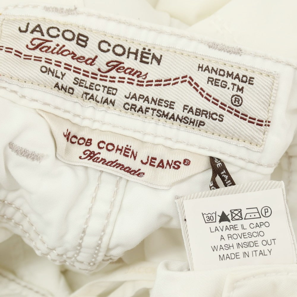 【中古】ヤコブコーエン JACOB COHEN PW688 コットン 5ポケットパンツ ホワイト【サイズ29】【 状態ランクC 】【 メンズ 】