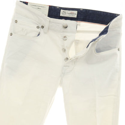 【中古】ピーティーゼロチンクエ PT05 SUPER WHITE ストレッチ コットン 5ポケットパンツ ホワイト【サイズ28】【 状態ランクC 】【 メンズ 】