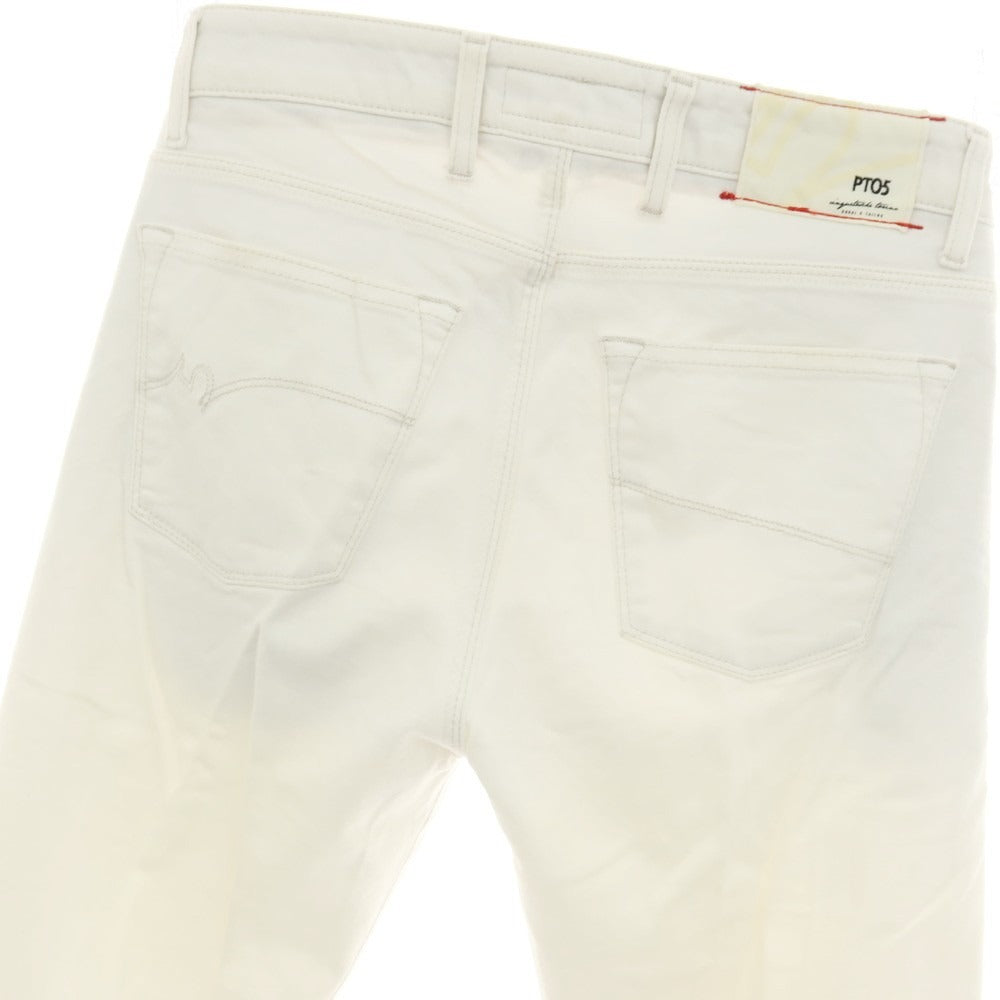 【中古】ピーティーゼロチンクエ PT05 SUPER WHITE ストレッチ コットン 5ポケットパンツ ホワイト【サイズ28】【 状態ランクC 】【 メンズ 】