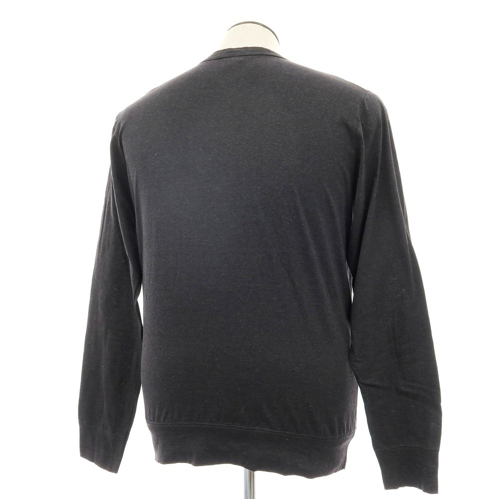 【中古】ジチピ GICIPI コットン カーディガン ダークグレー【サイズ5】【 状態ランクC 】【 メンズ 】
