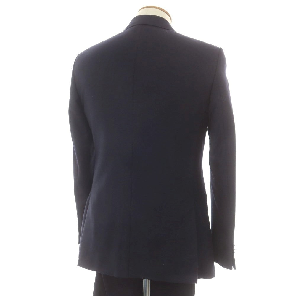 【中古】ジョルジオアルマーニ GIORGIO ARMANI TRADER BLU ウール 2つボタンスーツ ダークネイビー【 46 】【 状態ランクA 】【 メンズ 】