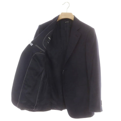 【中古】ジョルジオアルマーニ GIORGIO ARMANI TRADER BLU ウール 2つボタンスーツ ダークネイビー【 46 】【 状態ランクA 】【 メンズ 】