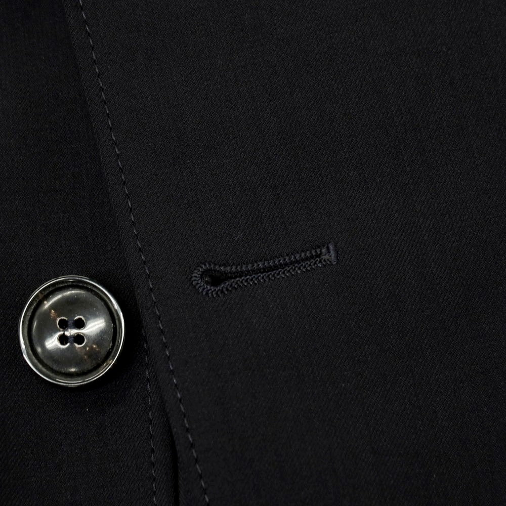 【中古】ジョルジオアルマーニ GIORGIO ARMANI ウール 2つボタンスーツ ブラック【サイズ48】【 状態ランクA 】【 メンズ 】