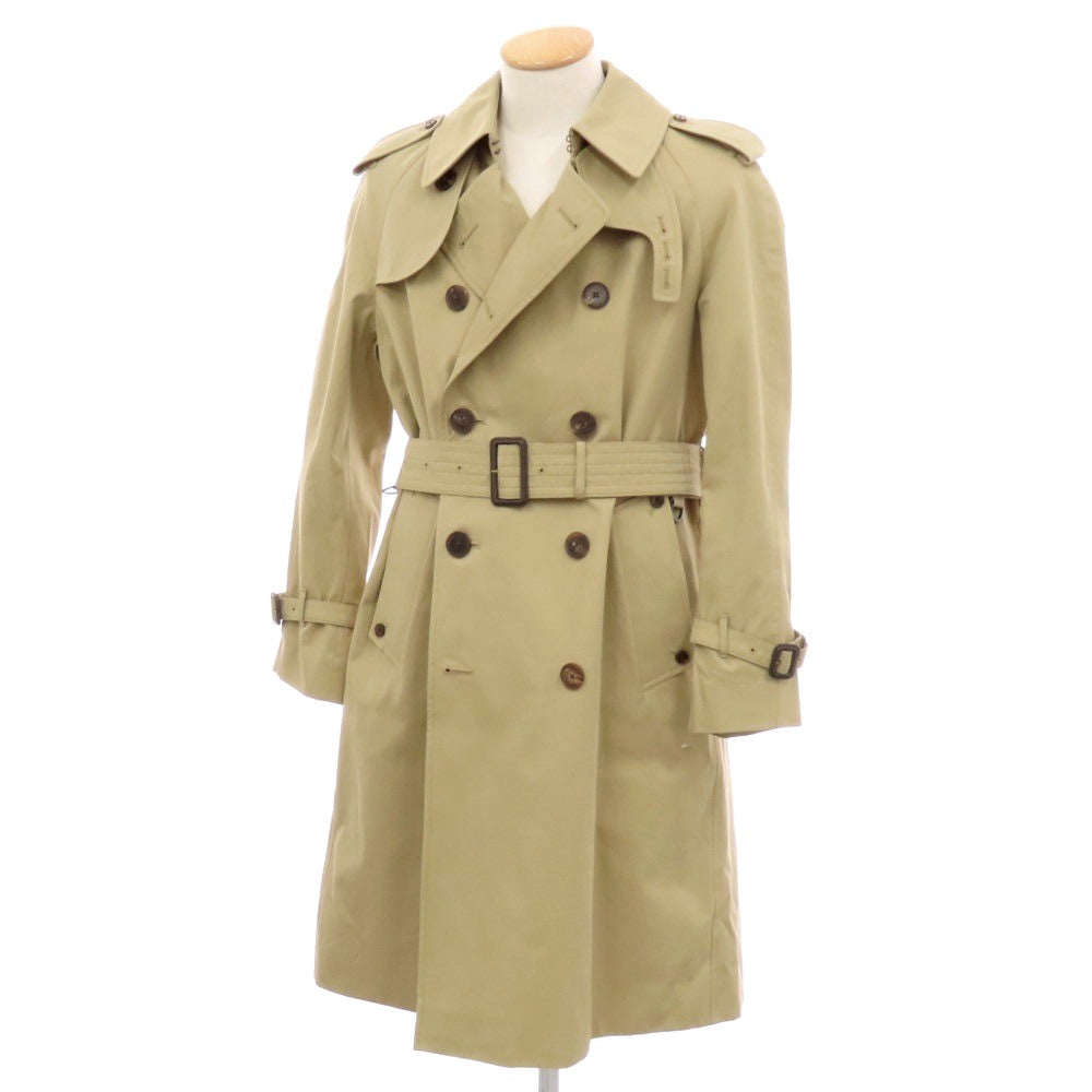 【中古】アクアスキュータム Aquascutum コットン トレンチコート ベージュ【 34 】【 状態ランクA 】【 メンズ 】