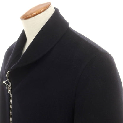 【中古】ジョルジオアルマーニ GIORGIO ARMANI カシミヤ ショールカラーダブルライダースジャケット ブラック【 46 】【 状態ランクA 】【 メンズ 】