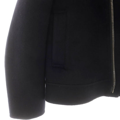 【中古】ジョルジオアルマーニ GIORGIO ARMANI カシミヤ ショールカラーダブルライダースジャケット ブラック【 46 】【 状態ランクA 】【 メンズ 】