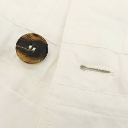 【中古】ジョルジオアルマーニ GIORGIO ARMANI リネンコットン ミリタリージャケット ホワイト【 44 】【 状態ランクB 】【 メンズ 】