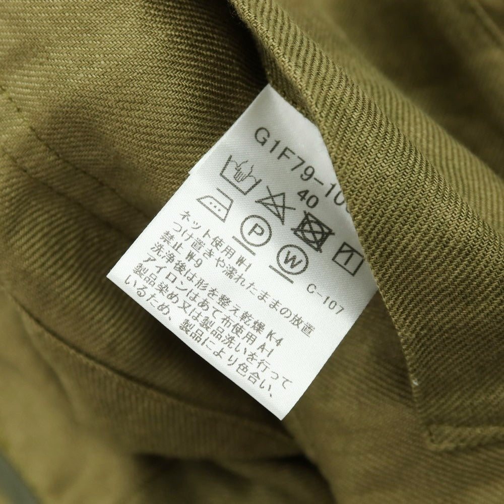 【中古】マッキントッシュ ロンドン MACKINTOSH LONDON リネン ペイズリー サファリジャケット オリーブグリーン【 40 】【 状態ランクB 】【 メンズ 】