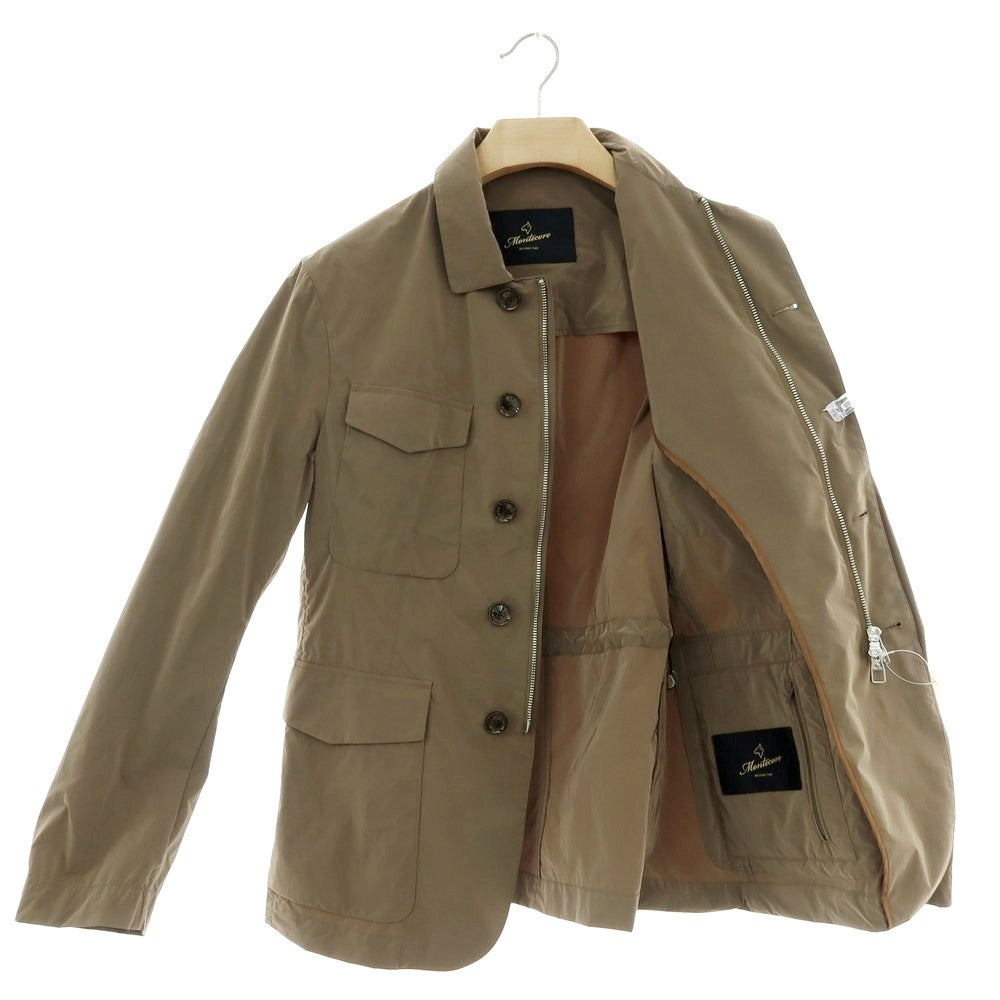 【中古】モンテコーレ Montecore ナイロンポリエステル ミリタリージャケット カーキ【 48 】【 状態ランクB 】【 メンズ 】