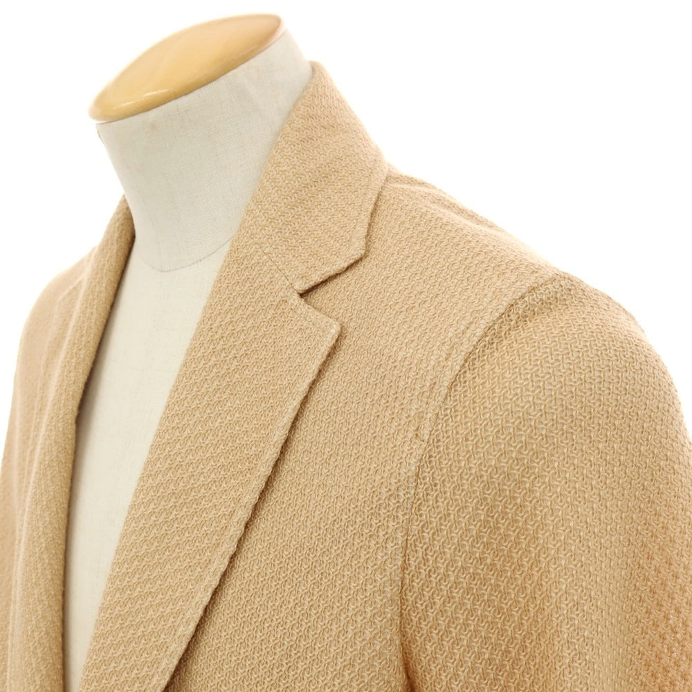 【中古】ティージャケット T-JACKET DNA コットン ジャージー 2B カジュアルジャケット ベージュ【サイズS】【 状態ランクB 】【 メンズ 】