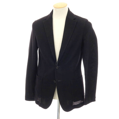 【中古】ティージャケット T-JACKET DNA コットン ジャージー 2B カジュアルジャケット ブラック【サイズS】【 状態ランクB 】【 メンズ 】