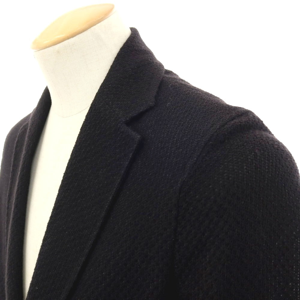 【中古】ティージャケット T-JACKET DNA コットン ジャージー 2B カジュアルジャケット ブラック【 サイズS 】【 状態ランクB 】【 メンズ 】 [CPD]