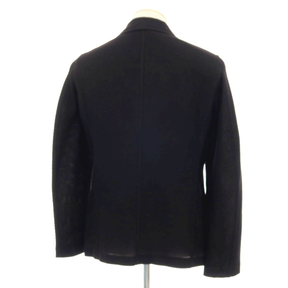 【中古】ティージャケット T-JACKET DNA コットン ジャージー 2B カジュアルジャケット ブラック【 サイズS 】【 状態ランクB 】【 メンズ 】 [CPD]