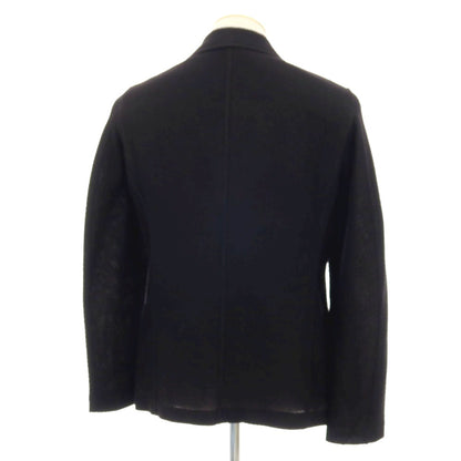 【中古】ティージャケット T-JACKET DNA コットン ジャージー 2B カジュアルジャケット ブラック【サイズS】【 状態ランクB 】【 メンズ 】