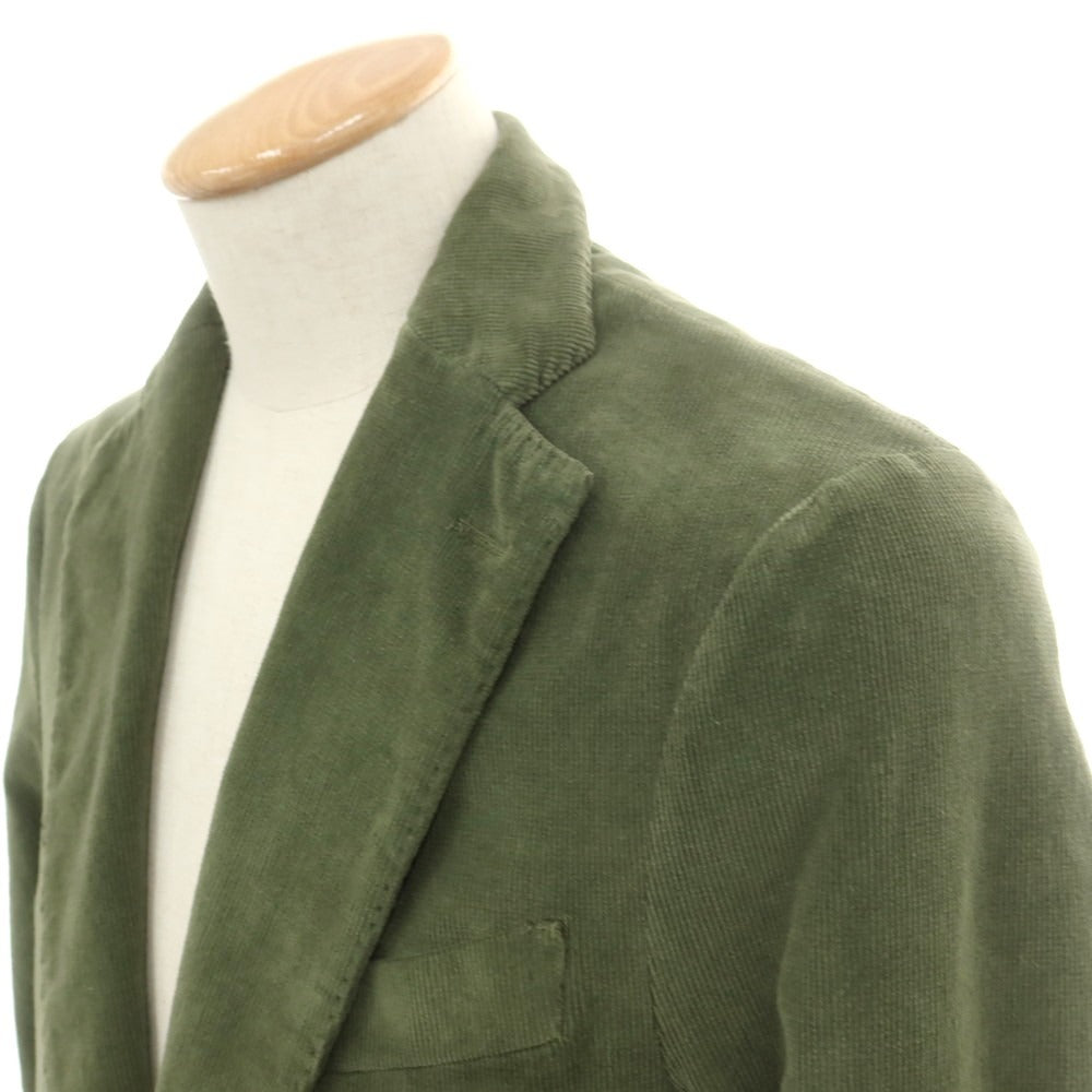 【中古】ドルモア DRUMOHR ストレッチコットン カジュアルジャケット グラスグリーン【 44 】【 状態ランクB 】【 メンズ 】