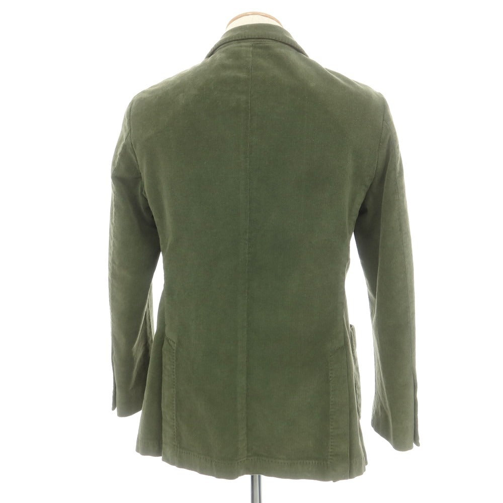 【中古】ドルモア DRUMOHR ストレッチコットン カジュアルジャケット グラスグリーン【 44 】【 状態ランクB 】【 メンズ 】