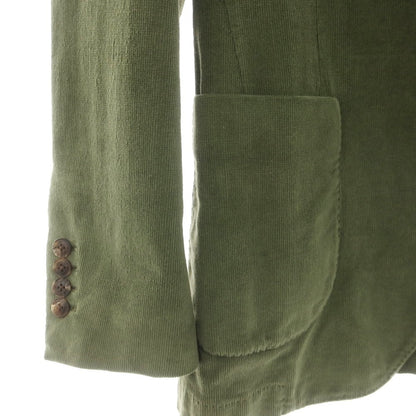 【中古】ドルモア DRUMOHR ストレッチコットン カジュアルジャケット グラスグリーン【 44 】【 状態ランクB 】【 メンズ 】