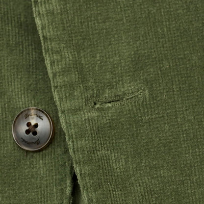 【中古】ドルモア DRUMOHR ストレッチコットン カジュアルジャケット グラスグリーン【 44 】【 状態ランクB 】【 メンズ 】