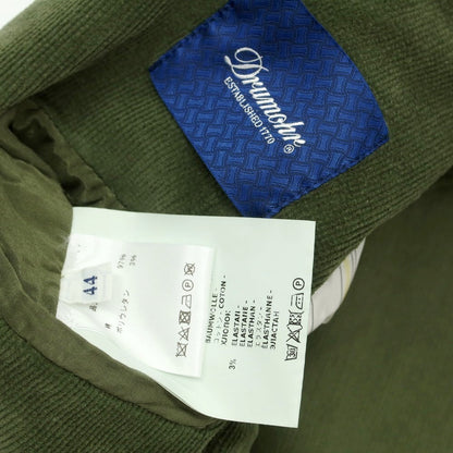 【中古】ドルモア DRUMOHR ストレッチコットン カジュアルジャケット グラスグリーン【 44 】【 状態ランクB 】【 メンズ 】