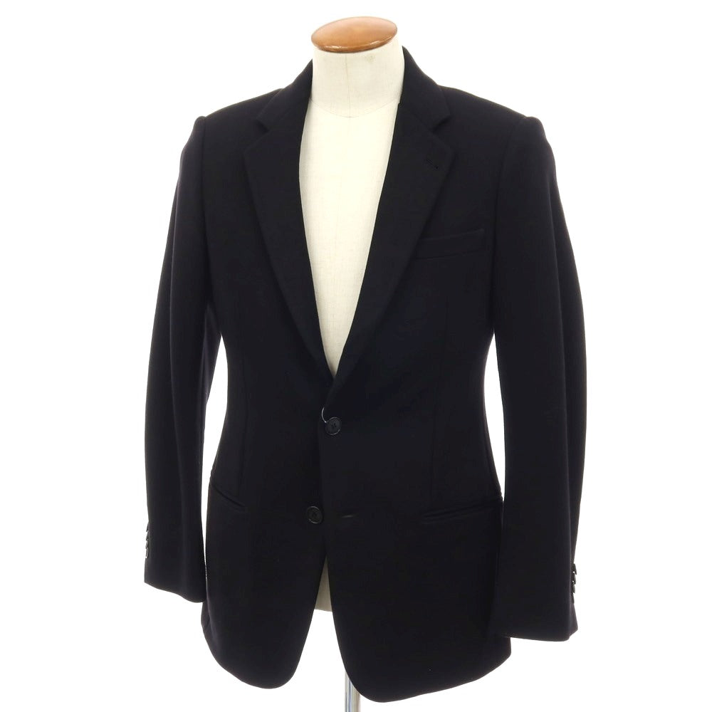 【中古】ジョルジオアルマーニ GIORGIO ARMANI SOHO ナイロンレーヨン ジャージー 2B カジュアルジャケット ブラック【サイズ48】【 状態ランクB 】【 メンズ 】