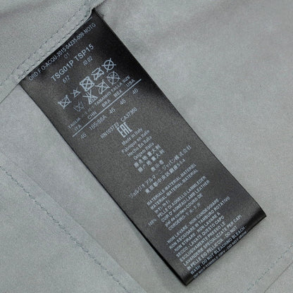 【中古】ジョルジオアルマーニ GIORGIO ARMANI ラムレザー カジュアルジャケット グレー【 46 】【 状態ランクD 】【 メンズ 】