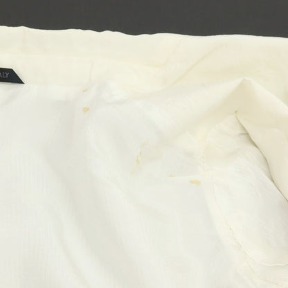 【中古】ジョルジオアルマーニ GIORGIO ARMANI UPTON シルクナイロン 2B カジュアルジャケット ホワイト【サイズ48】【 状態ランクC 】【 メンズ 】