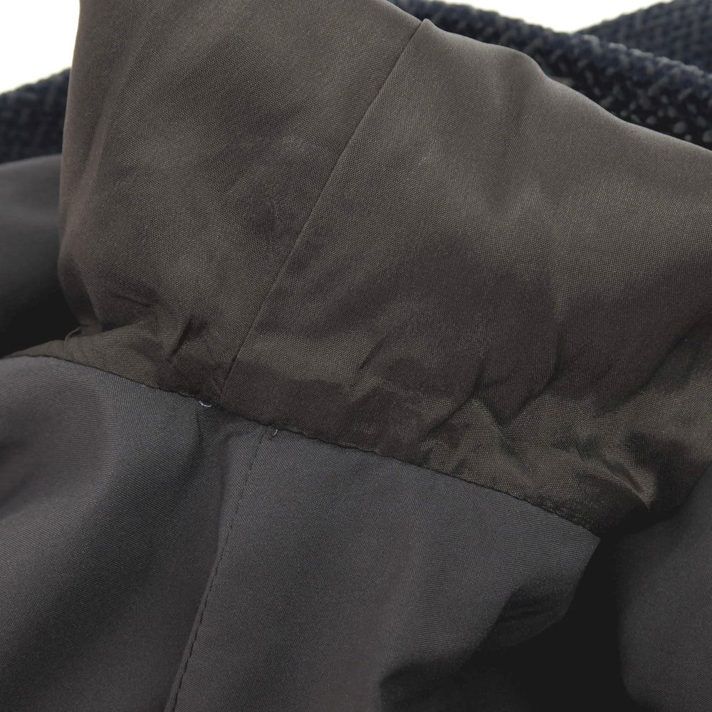 【中古】ジョルジオアルマーニ GIORGIO ARMANI ポリエステルナイロン ジャージー 2B カジュアルジャケット ネイビーxグレー【サイズ46】【 状態ランクC 】【 メンズ 】