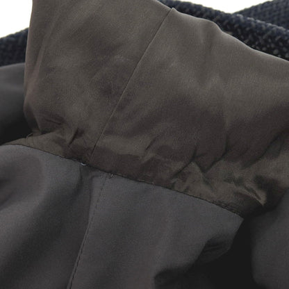 【中古】ジョルジオアルマーニ GIORGIO ARMANI ポリエステルナイロン ジャージー 2B カジュアルジャケット ネイビーxグレー【サイズ46】【 状態ランクC 】【 メンズ 】