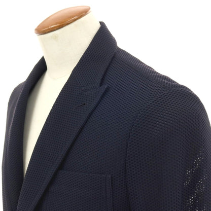【中古】ジョルジオアルマーニ GIORGIO ARMANI ナイロン ジャージー 2B カジュアルジャケット ネイビー【サイズ48】【 状態ランクB 】【 メンズ 】