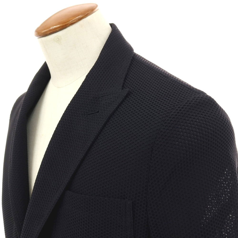 【中古】ジョルジオアルマーニ GIORGIO ARMANI ナイロン ジャージー 2B カジュアルジャケット ブラック【サイズ48】【 状態ランクB 】【 メンズ 】