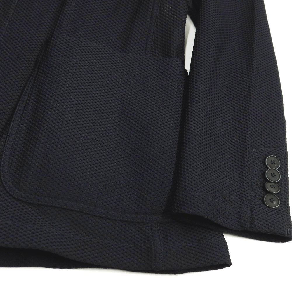 【中古】ジョルジオアルマーニ GIORGIO ARMANI ナイロン ジャージー 2B カジュアルジャケット ブラック【サイズ48】【 状態ランクB 】【 メンズ 】