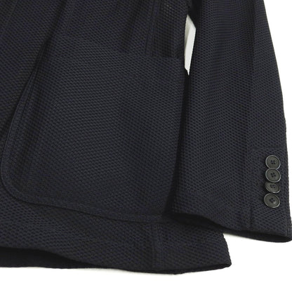 【中古】ジョルジオアルマーニ GIORGIO ARMANI ナイロン ジャージー 2B カジュアルジャケット ブラック【サイズ48】【 状態ランクB 】【 メンズ 】