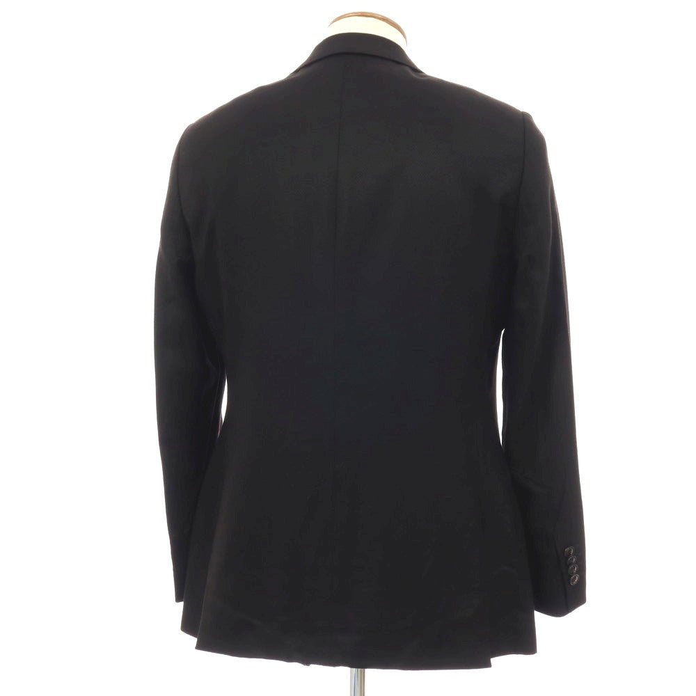 【中古】ジョルジオアルマーニ GIORGIO ARMANI レーヨン 2B テーラードジャケット ブラック【サイズ48】【 状態ランクA 】【 メンズ 】