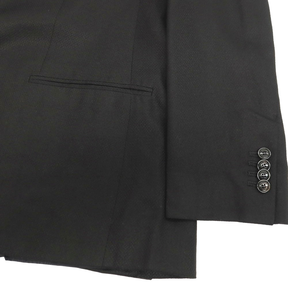 【中古】ジョルジオアルマーニ GIORGIO ARMANI レーヨン 2B テーラードジャケット ブラック【サイズ48】【 状態ランクA 】【 メンズ 】