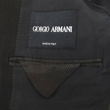 【中古】ジョルジオアルマーニ GIORGIO ARMANI レーヨン 2B テーラードジャケット ブラック【サイズ48】【 状態ランクA 】【 メンズ 】