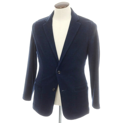 【中古】ジョルジオアルマーニ GIORGIO ARMANI ウールレーヨン カジュアルジャケット ライトネイビー【 50 】【 状態ランクA 】【 メンズ 】