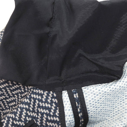 【中古】ジョルジオアルマーニ GIORGIO ARMANI ポリエステル ジャージー 2B カジュアルジャケット ネイビーxベージュ【サイズ46】【 状態ランクC 】【 メンズ 】