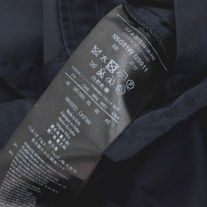 【中古】ジョルジオアルマーニ GIORGIO ARMANI コットンポリエステル ジャージー 2B カジュアルジャケット ネイビー【サイズ46】【 状態ランクC 】【 メンズ 】