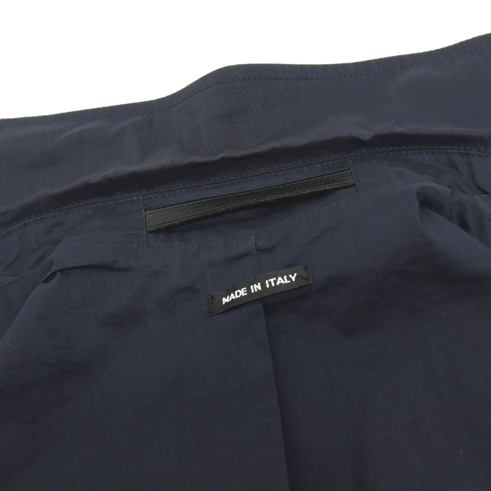 【中古】ジョルジオアルマーニ GIORGIO ARMANI コットンポリエステル ジャージー 2B カジュアルジャケット ネイビー【サイズ46】【 状態ランクC 】【 メンズ 】