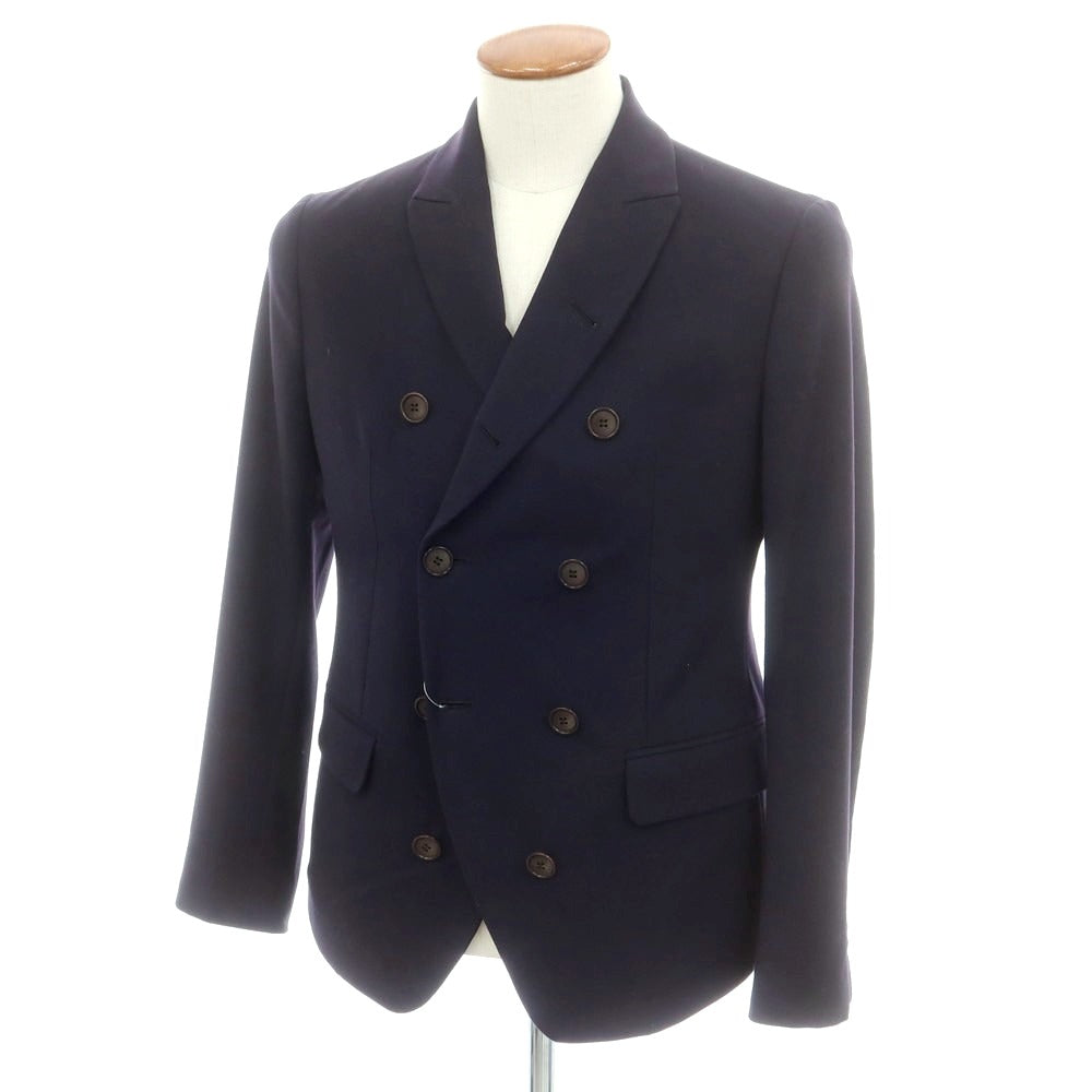 【中古】ジョルジオアルマーニ GIORGIO ARMANI ウール テーラードジャケット ネイビー【 46 】【 状態ランクB 】【 メンズ 】