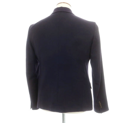 【中古】ジョルジオアルマーニ GIORGIO ARMANI ウール テーラードジャケット ネイビー【 46 】【 状態ランクB 】【 メンズ 】