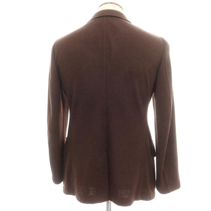【中古】ジョルジオアルマーニ GIORGIO ARMANI カシミヤ ニットジャケット ブラウン【 48 】【 状態ランクB 】【 メンズ 】