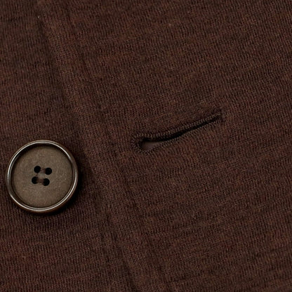 【中古】ジョルジオアルマーニ GIORGIO ARMANI カシミヤ ニットジャケット ブラウン【 48 】【 状態ランクB 】【 メンズ 】