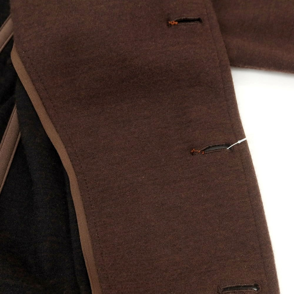 【中古】ジョルジオアルマーニ GIORGIO ARMANI カシミヤ ニットジャケット ブラウン【 48 】【 状態ランクB 】【 メンズ 】