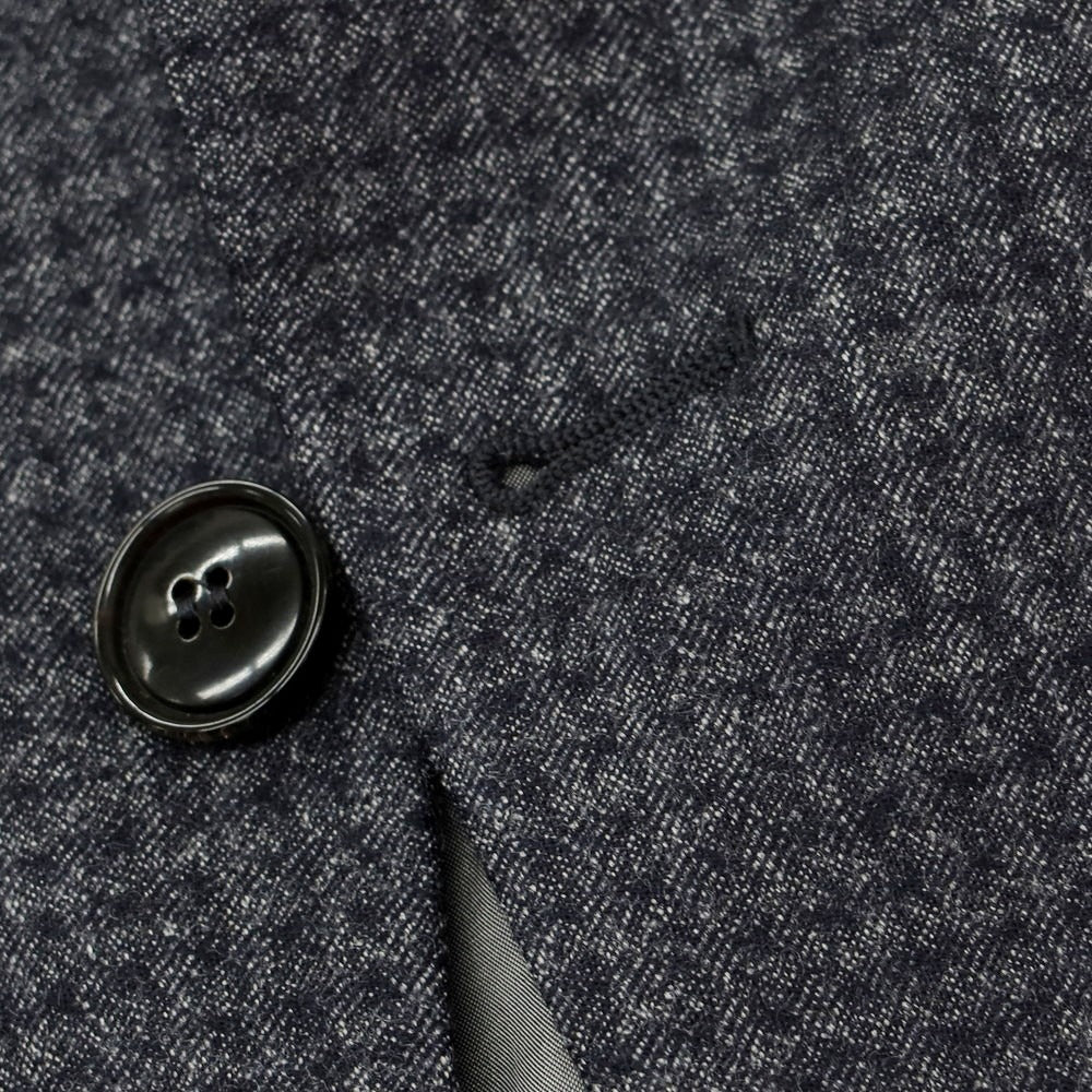 【中古】ジョルジオアルマーニ GIORGIO ARMANI ストレッチウール チェック テーラードジャケット グレーネイビー【サイズ46】【 状態ランクB 】【 メンズ 】[CPD]