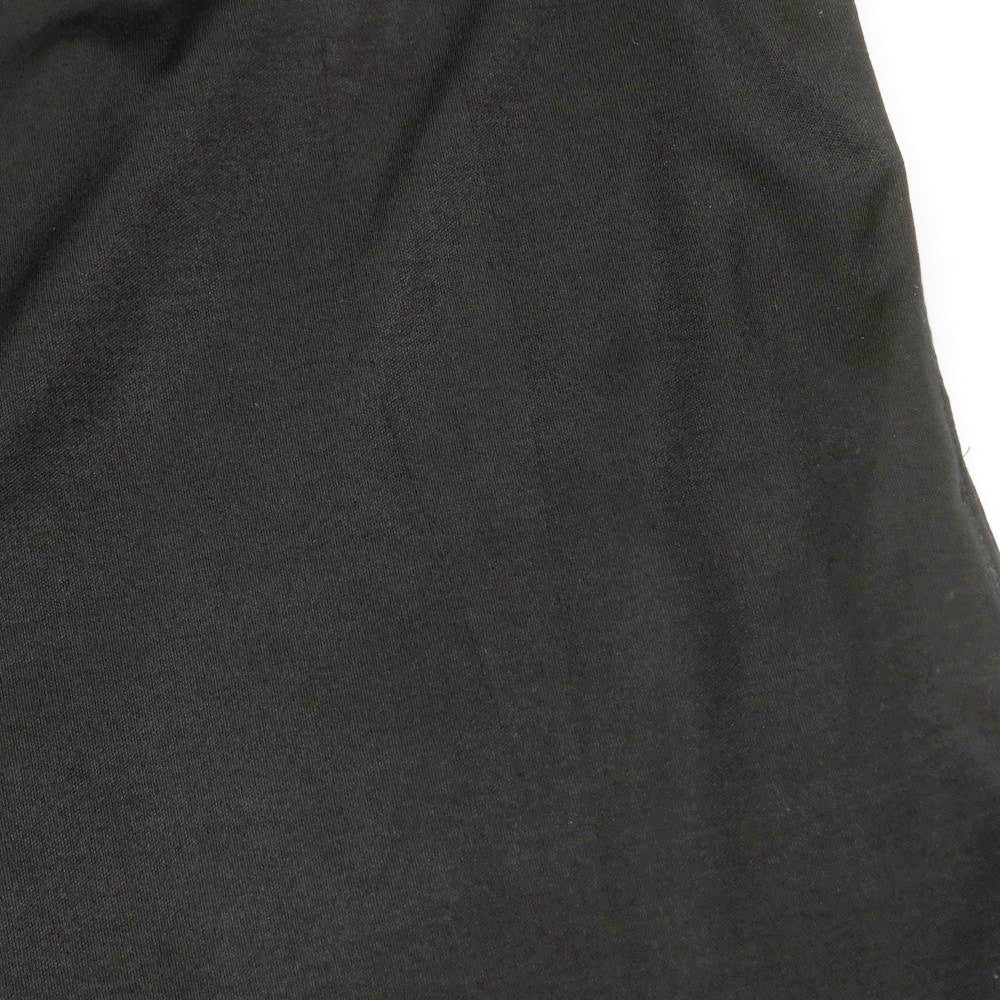 【中古】ジョルジオアルマーニ GIORGIO ARMANI コットンジャージー スタンドカラー ダブルジップ カジュアルシャツ ブラック【 38 】【 状態ランクC 】【 メンズ 】